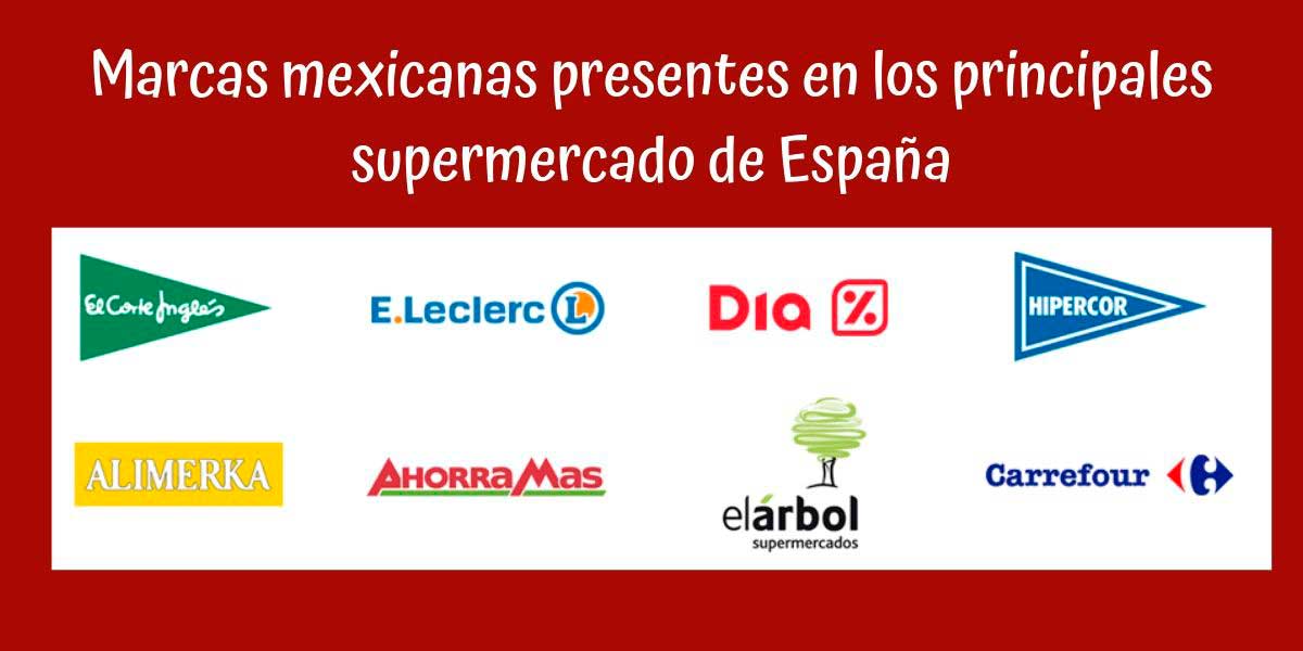 Marcas mexicanas presentes en los principales supermercado de España