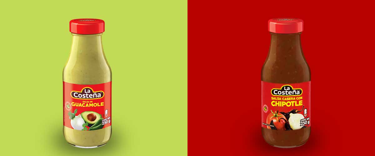 Salsa casera de chipotle y de guacamole, lo último de La Costeña en
