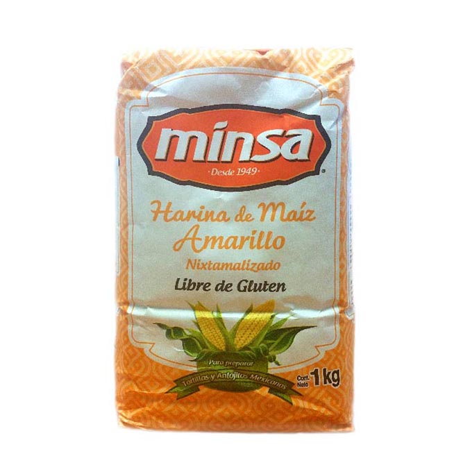 Harina De Maíz Amarilla Mercadona Harina de Maíz Amarillo 1kg 1 Kg Minsa | Harinas | CM Abastos