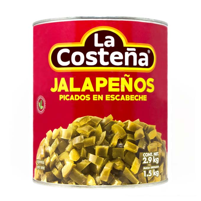 Jalapeños Enteros en escabeche 220g 220 g La Costeña Chiles CM Abastos